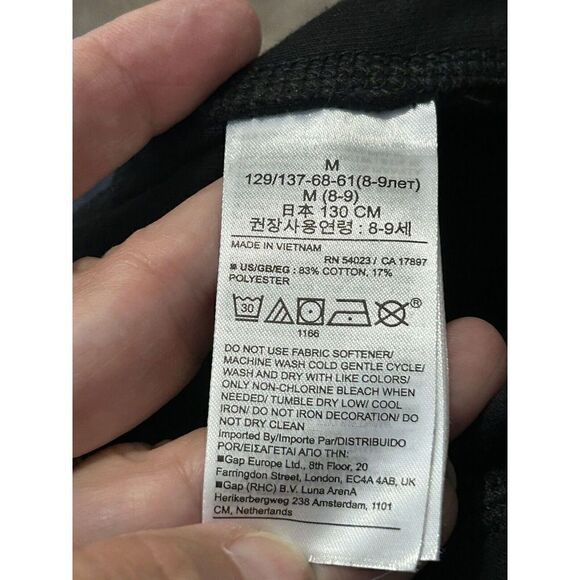 Gap Fit Girls Black Active Pants M Youth - Picture 4 of 4